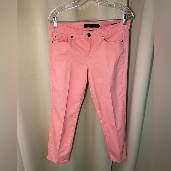 Calvin Klein Jeans Denim - Pink Calvin Klein Jeans - Skinny Crop